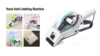 How to use handheld labeling machine [upl. by Ezzo]