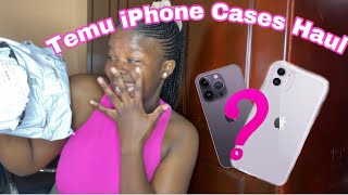 Temu iPhone cases Haul [upl. by Norma]