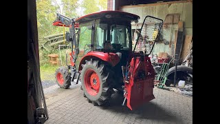 Holz rücken mit Forstseilwinde  Königswieser KGD 300 M  Branson Traktor 5025C [upl. by Cloutman]