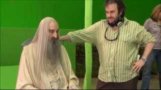 The Hobbit BTS Sir Christopher Lee returns RIP A LEGEND [upl. by Anileh]