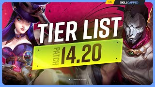 NEW TIER LIST for PATCH 1420  League of Legends [upl. by Aniret]