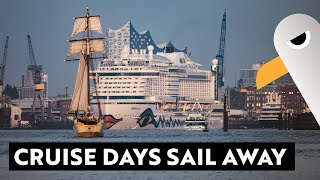 Cruise Days 2023 Sail Away mit AIDAperla und AIDAsol ⚓️ Hamburg Hafen Live [upl. by Ecirtra30]