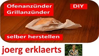 Anzünder Grillanzünder aus Wachsresten selbst gemacht Vol2 [upl. by Ellerred675]