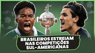 SEMANA DE ESTREIA PARA BRASILEIROS NA LIBERTADORES E SULAMERICANA  LINK SPORT CLUB [upl. by Alpers354]