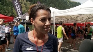 La course SierreZinal d’Annelaure Rosset avec caméra embarquée [upl. by Armalla]