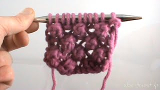 Tuto Tricot Le point dAstrakan symétrique [upl. by Namlaz]