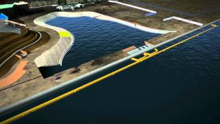 Barangaroo Headland Park Construction animation [upl. by Nivle]