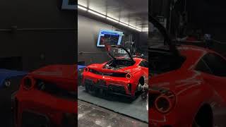 Gintani tuned exhaust on Ferrari 488 pista ferrari 488pista gintaniexhaustsoundpopsandbangs [upl. by Rawden]