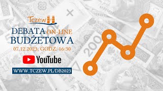 🔴NA ŻYWO Tczew  Debata budżetowa 07122023  UM Tczew [upl. by Dulcie]