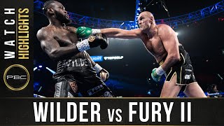 Wilder vs Fury 2 HIGHLIGHTS February 22 2020 [upl. by Sualkcin]