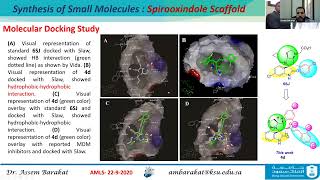 Spirooxindole Scaffold as a Potential Inhibitor for p53MDM2 Interaction [upl. by Douglass275]