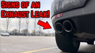 Signs amp Symptoms of an Exhaust Leak [upl. by Mahau]