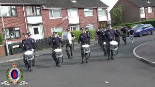 Fairhill Flute Band  Cloughfern Young Conquerors FB 50th Anniversary Parade 190823 [upl. by Dlareg]