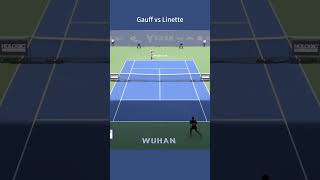 2024 Wuhan Open QF Gauff vs Linette 60 64 tennis wta highlights [upl. by Aseefan]