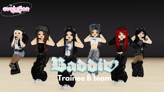 TRAINEE B TEAM  BADDIE PERFORMANCE  ROBLOX KPOP HD [upl. by Jemimah129]