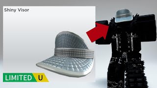 HOW TO GET SHINY VISOR FREE ROBLOX ITEM NOW LIMITED UGC [upl. by Ailemac]