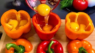 Gefüllte Paprika im Ofen Unvergesslicher Geschmack und einfaches hausgemachtes Rezept [upl. by Hulen438]