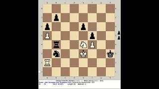 Ortega Amarelle Mariano vs Meier Georg  45th Chess Olympiad 2024 Budapest Hungary [upl. by Neiviv]