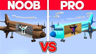 NOOB vs PRO AIRPLANE MEGA RAMP BUILD CHALLENGE [upl. by Alrac]