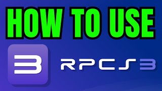 How To Use RPCS3 Emulator On PC Or Laptop 2024 GUIDE [upl. by Annabell205]