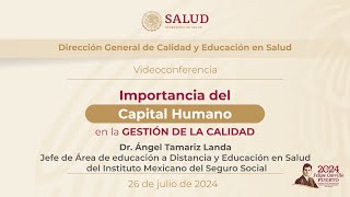 Importancia del Capital Humano en la Gestión de la Calidad [upl. by Danila231]