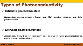 Basics of Photoconductivity [upl. by Lutero]