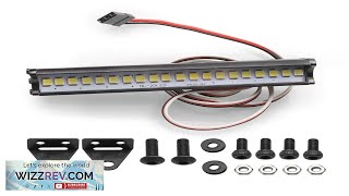 RC Car Part Roof LED Light Bar Lamp 52mm 85mm Searchlight Review [upl. by Sewole187]