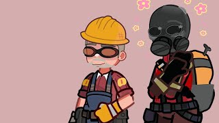 Medic has a wife⁉️  TF2  Heavymedic  shpost [upl. by Aseeram]