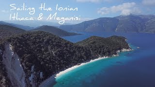 16 Sailing to magical Ithaca and Meganisi in the Ionian  Sailing the Greek Islands  Best beaches [upl. by Deenya346]