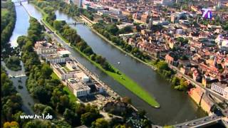 Schweinfurt aus der Luft  Überflug mit dem Hubschrauber [upl. by Macario]