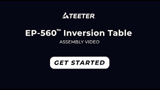 Teeter EP560 Assembly Instructions E61006BLK [upl. by Angeli505]