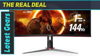 AOC CU34G2X UltraWide Gaming Monitor Review [upl. by Fahland]