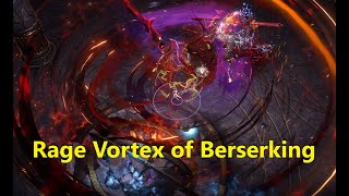 323 Rage Vortex of Berserking  quotMelee Righteous Firequot  Build Teaser [upl. by Niall]