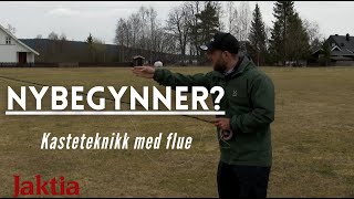 Nybegynner fluefiske  Kasteteknikk [upl. by Banebrudge]