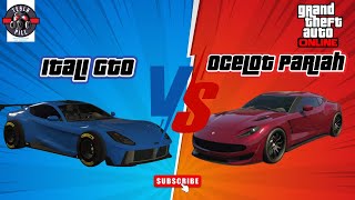 Itali GTO vs Ocelot Pariah Which Car is Faster in a Packed GTA V Online Race [upl. by Kuhn]