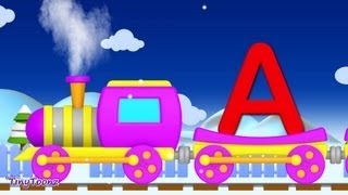 ABC TRAIN  ALPHABET TRAIN  LEARN THE ABC [upl. by Hak]