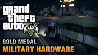 GTA 5  Mission 51  Military Hardware 100 Gold Medal Walkthrough [upl. by Edak]