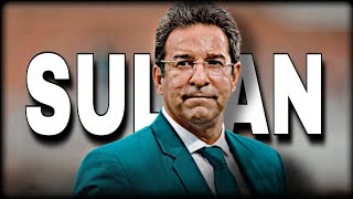 WASIM AKRAM X DAKU  WASIM AKRAM ATTITUDE STATUS  SULTAN OF SWING ❤️🔥 [upl. by Sluiter689]