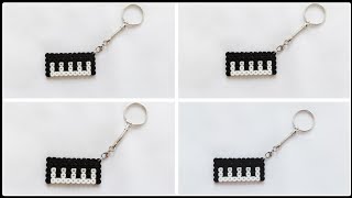 Perler Bead Keychain  Perler Bead Miniature Keychain Tutorial [upl. by Eerbua749]