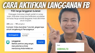 CARA SIAPKAN PEMBAYARAN MONETISASI LANGGANAN FACEBOOK [upl. by Seek69]