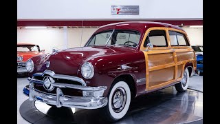 1950 Ford Custom Deluxe Country Squire Woody Wagon  For Sale at GT Auto Lounge [upl. by Lari]