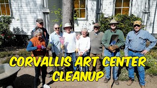 Corvallis Art Center Garden Cleanup [upl. by Ofori]