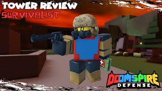 Survivalist Tower Review  Doomspire Defense [upl. by Nell]