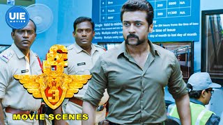 Singam 3 Movie Scenes  Vitthals Sinister Scheme Shruthi Haasan Vanished  Suriya  Anushka Shetty [upl. by Parfitt]