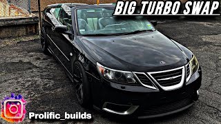 INSTALLING A BIG TURBO KIT IN MY SAAB 93 AERO CONVERTIBLE [upl. by Trebled980]