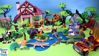 Playmobil WildLife Animals Building Sets  Fun Toys For Kids Video [upl. by Waligore]