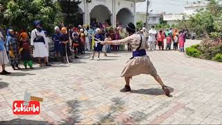 Gatka  Vaisakhi 2022 Gatka Video  Vaisakhi Celebration with Gatka show in Nagar Kirtan [upl. by Akemot]