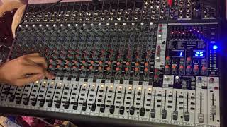 MEZCLADORA EURODESK BEHRINGER SX2442FX [upl. by Ilah488]