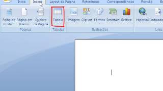 Criando uma tabela no Word 2007 [upl. by Bocoj573]