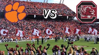 University of South Carolina VS Clemson Football Entrance amp Sandstorm [upl. by Nawyt958]